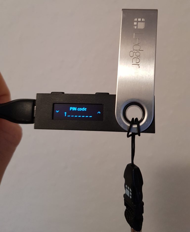 Ledger Nano S PIN-kod