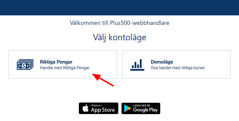 Registrering Plus500